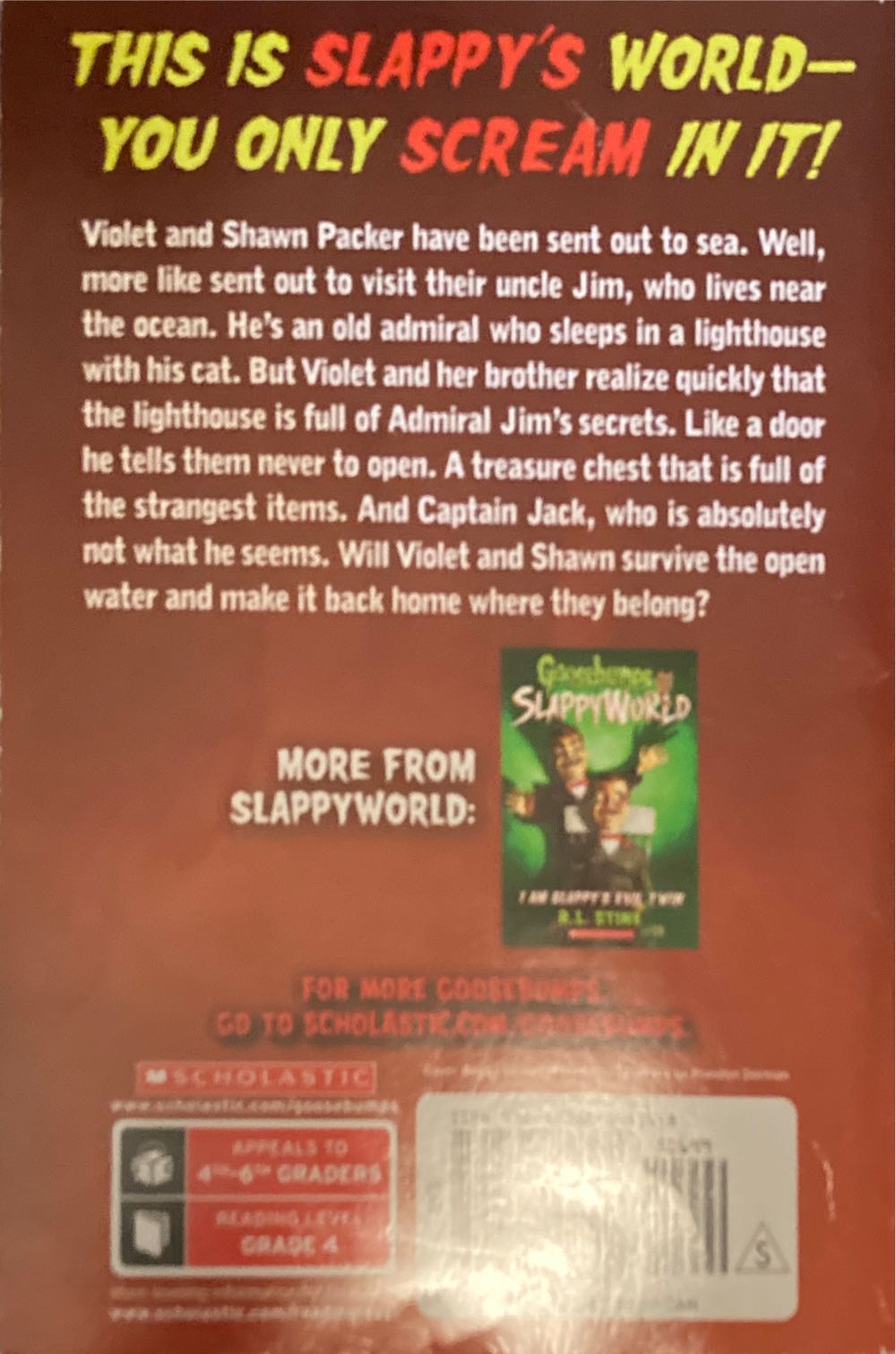 Goosebumps: Slappyworld Attack Of The Jack - R. L. Stine (Scholastic Paperbacks - Paperback) book collectible [Barcode 9781338068368] - Main Image 2