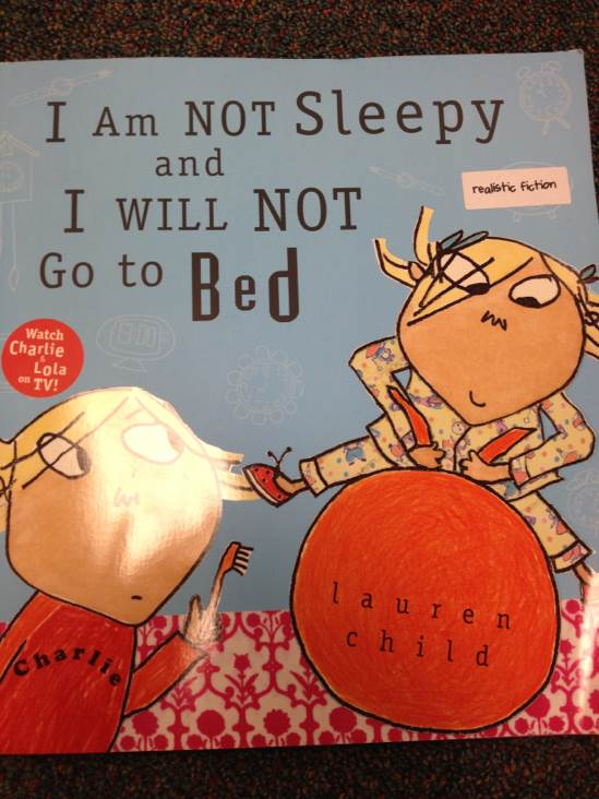 I am Not Sleepy and I Will Not Go to Bed