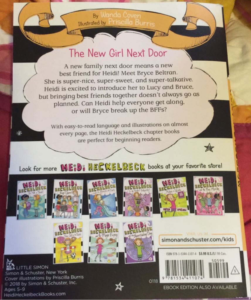 Heidi Heckelbeck Has a New Best Friend/e - Wanda Coven (Little Simon - Paperback) book collectible [Barcode 9781534411074] - Main Image 2