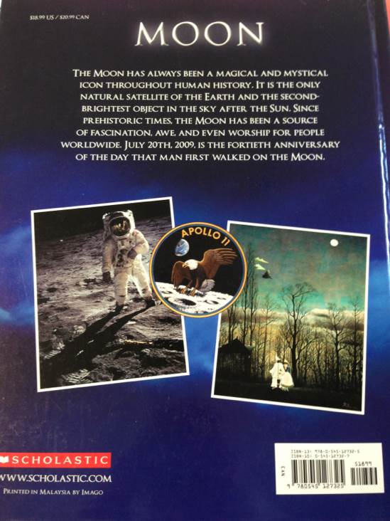 Moon: Science, History, And Mystery - Stewart Ross (Scholastic Reference) book collectible [Barcode 9780545127325] - Main Image 2