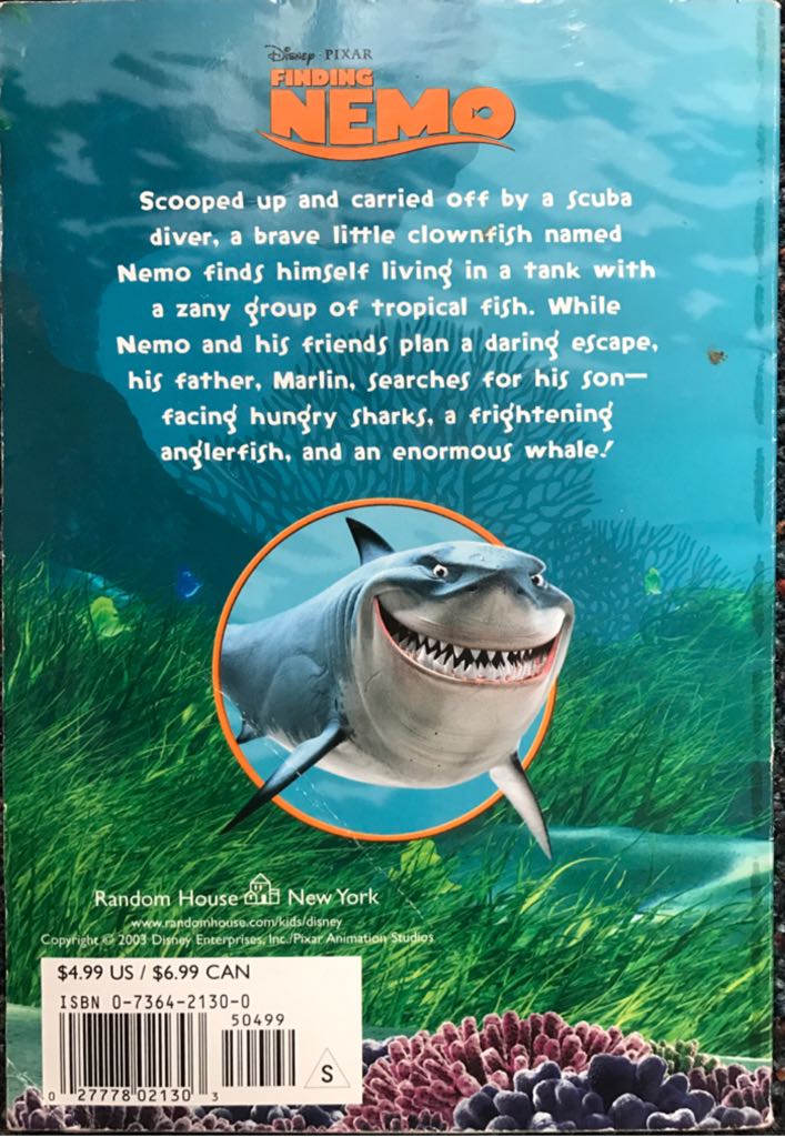 Finding Nemo - Disney (Random House - Paperback) book collectible [Barcode 9780736421300] - Main Image 2
