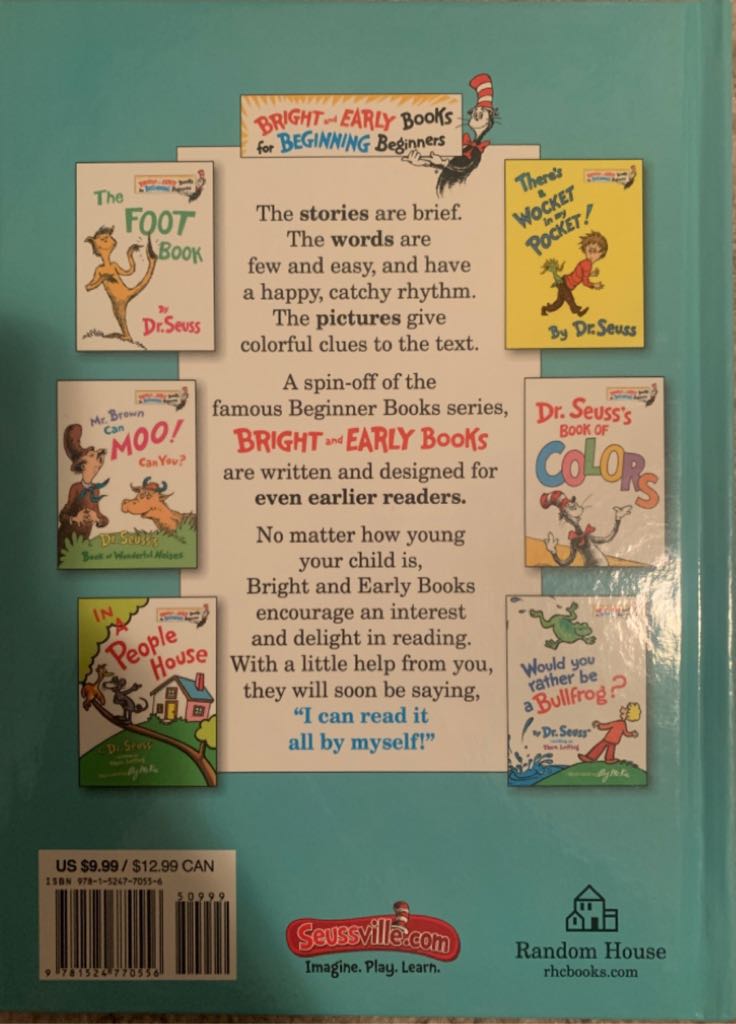 Dr. Seuss: Book of Animals - Dr Seuss (Random House Books for Young Readers - Hardcover) book collectible [Barcode 9781524770556] - Main Image 2