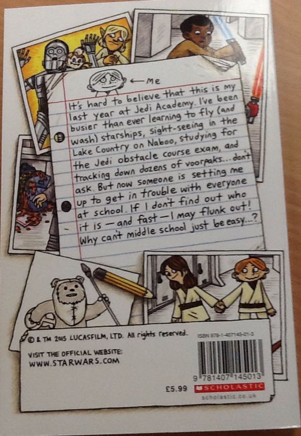 Jedi Academy #3: The Phantom Bully - Jeffrey Brown (Scholastic Inc - Paperback) book collectible [Barcode 9781407145013] - Main Image 2