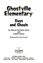Ghostville Elementary Guys and Ghouls