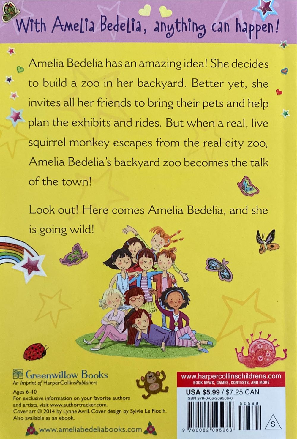 Amelia Bedelia Goes Wild! - Herman Parish (Greenwillow Books - Paperback) book collectible [Barcode 9780062095060] - Main Image 2