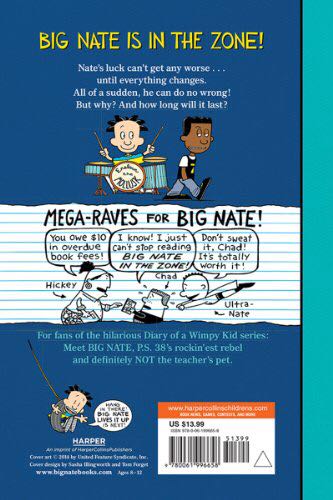 Big Nate #6: In the Zone - Lincoln Peirce (HarperCollins - Hardcover) book collectible [Barcode 9780061996658] - Main Image 2