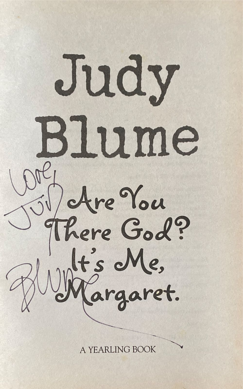 Are You There God? It’s Me, Margaret - Judy Blume (A Yearling Book - Paperback) book collectible [Barcode 9780440404194] - Main Image 3