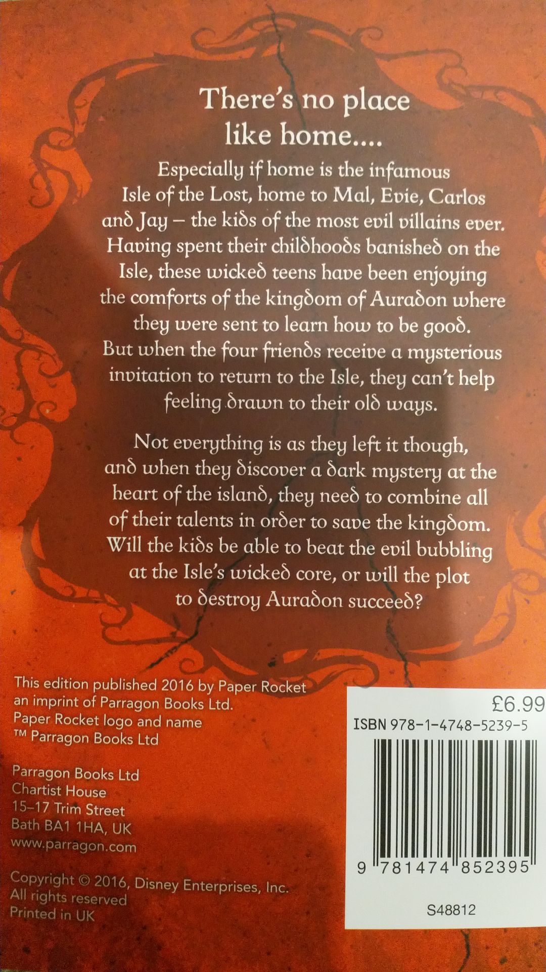 Descendants #2 Return to the Isle of the Lost - Melissa De La Cruz (Disney - Paperback) book collectible [Barcode 9781474852395] - Main Image 2