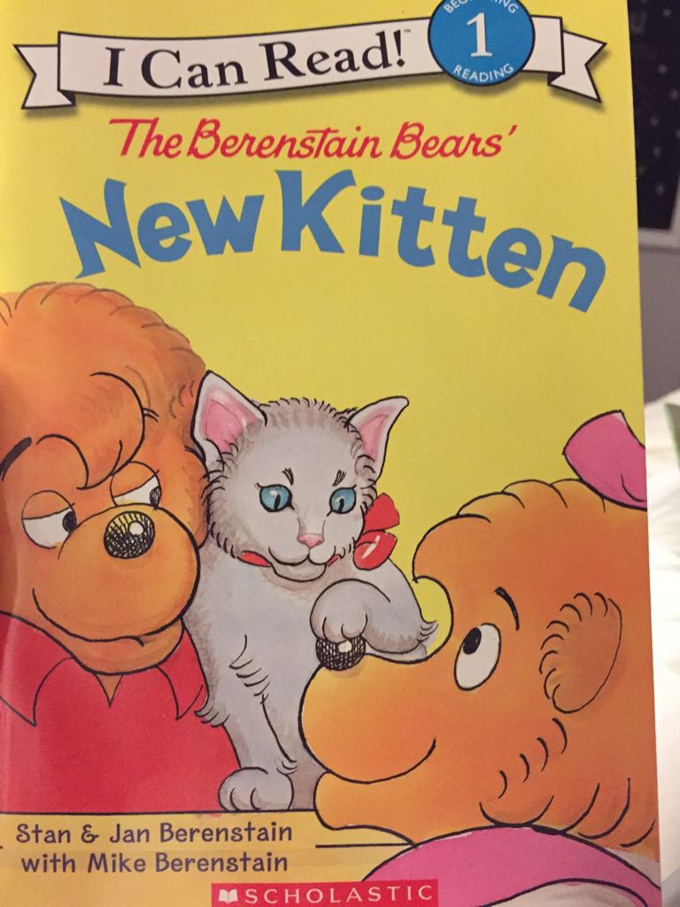 Berenstain Bears’ New Kitten, The - Stan Berenstain book collectible [Barcode 9780545851800] - Main Image 1