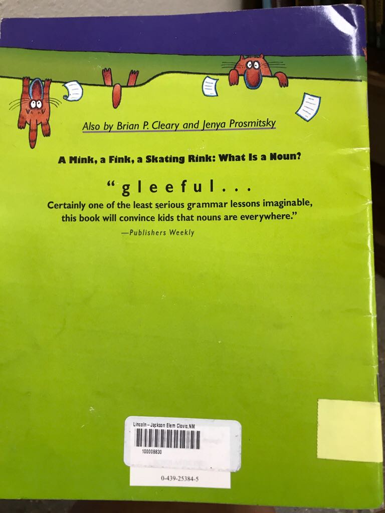 Hairy, Scary, Ordinary - Brian P. Cleary (Scholastic Inc. - Paperback) book collectible [Barcode 9780439253840] - Main Image 2