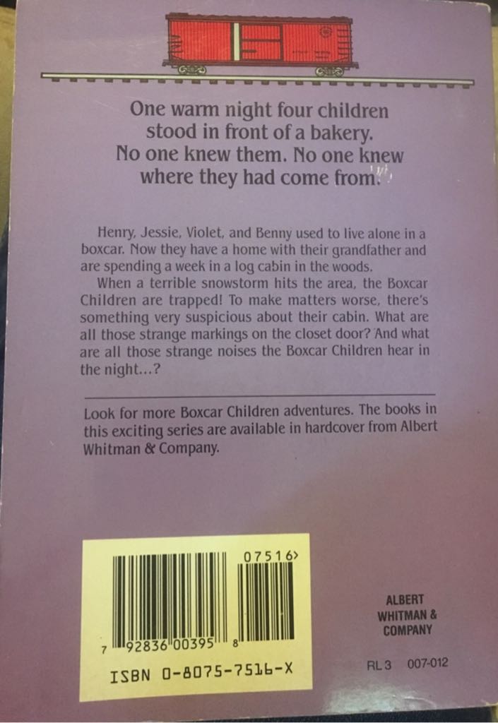 Boxcar Children #13: Snowbound Mystery - Gertrude Chandler Warner (Scholastic Inc - Paperback) book collectible [Barcode 9780590426763] - Main Image 2