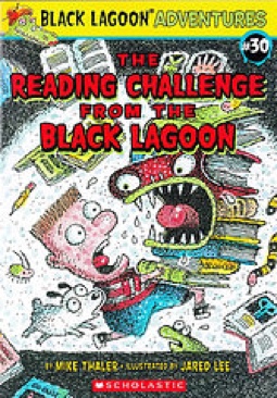 Black Lagoon #30: The Reading Challenge - Mike Thaler (A Scholastic Press - Paperback) book collectible [Barcode 9780545785211] - Main Image 1