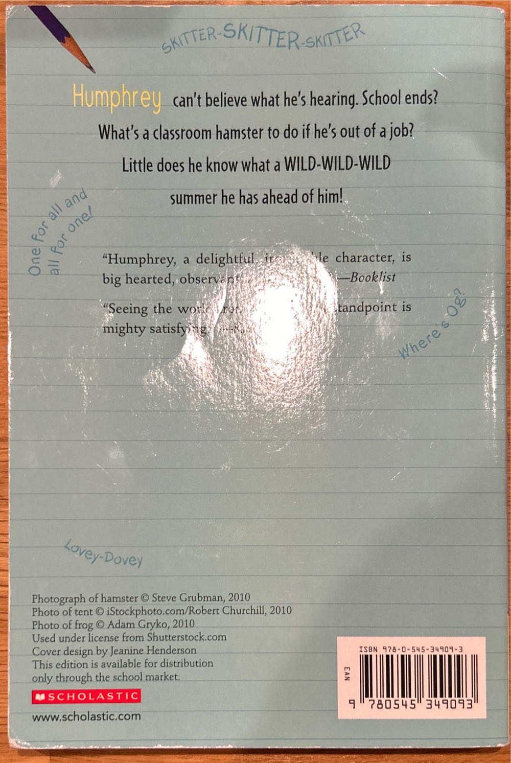 Humphrey: Summer According to Humphrey - Betty G. Birney (Scholastic Inc. - Paperback) book collectible [Barcode 9780545349093] - Main Image 2