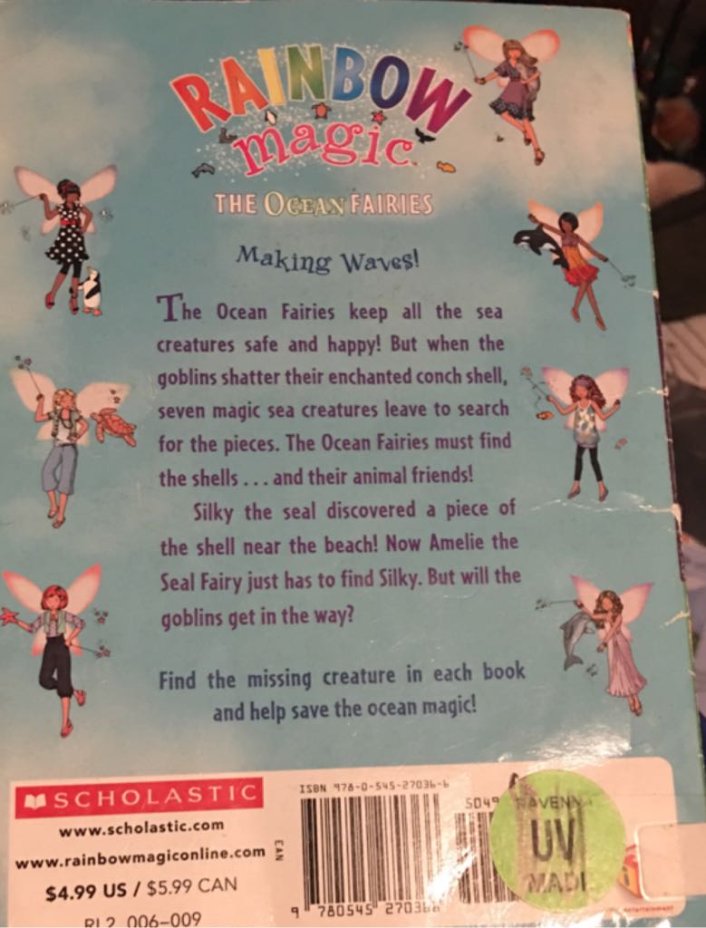Amelie The Seal Fairy - Daisy Meadows (Scholastic Inc.) book collectible [Barcode 9780545270366] - Main Image 2