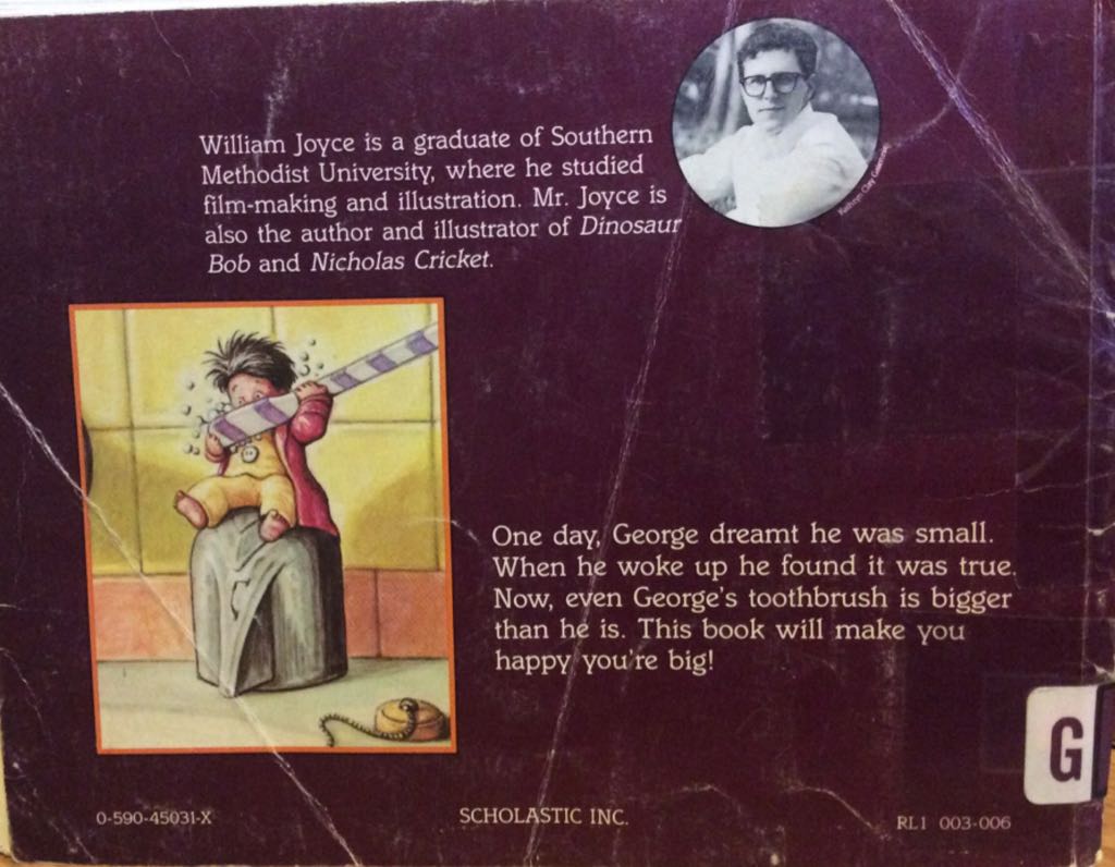 George Shrinks - William Joyce (HarperCollins - Paperback) book collectible [Barcode 9780590450317] - Main Image 2