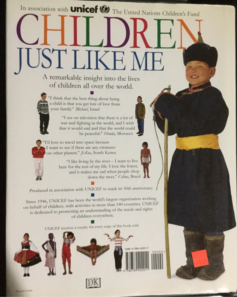 Children just like me - Barnabas Kindersley (Dk Pub - Hardcover) book collectible [Barcode 9780789402011] - Main Image 2