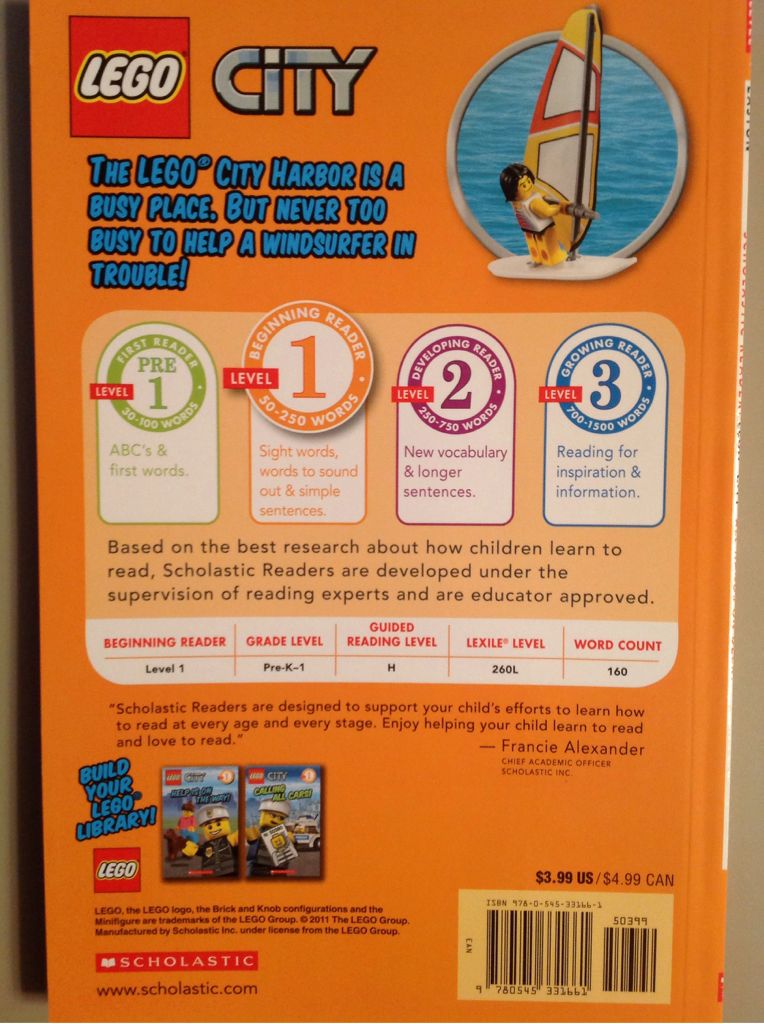 Lego City: All Hands On Deck! - Marilyn Easton (Scholastic - Paperback) book collectible [Barcode 9780545331661] - Main Image 2