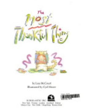 Most Thankful Thing, The - Lisa McCourt (Scholastic Inc. - Paperback) book collectible [Barcode 9780439710367] - Main Image 1