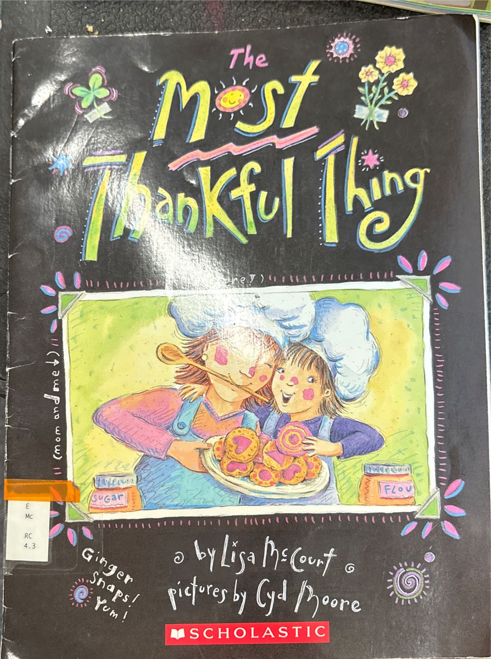Most Thankful Thing, The - Lisa McCourt (Scholastic Inc. - Paperback) book collectible [Barcode 9780439710367] - Main Image 3