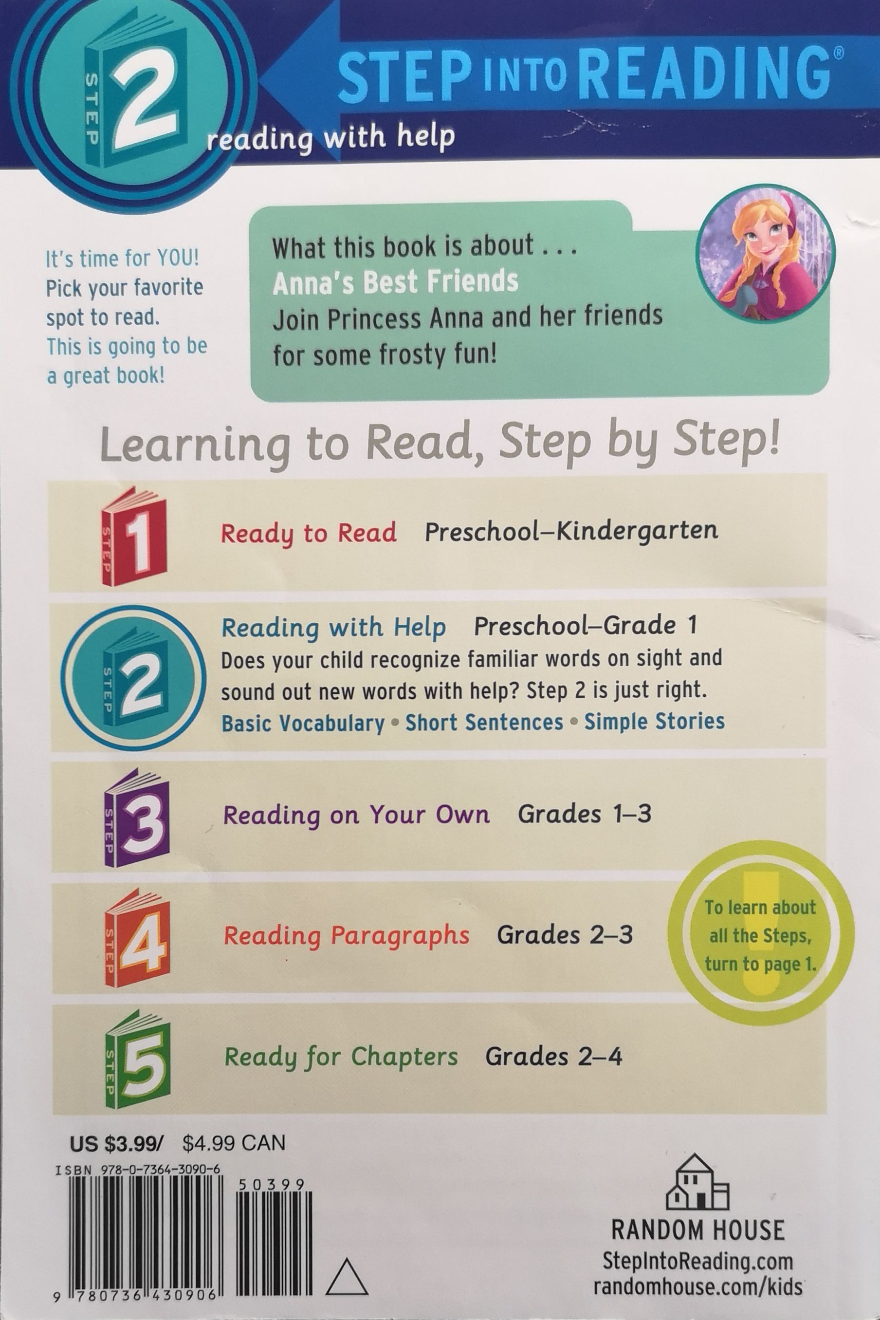 Anna’s Best Friends - Christy Webster (RH/Disney - Paperback) book collectible [Barcode 9780736430906] - Main Image 2