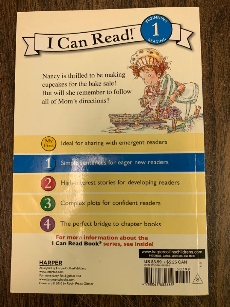 Fancy Nancy and the Delectable Cupcakes - Jane O’Connor (Harper Collins - Paperback) book collectible [Barcode 9780061882685] - Main Image 2