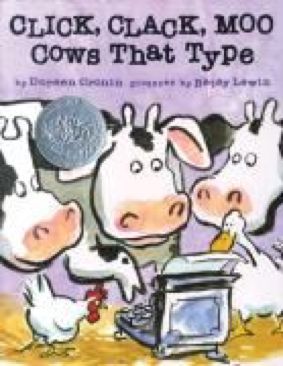 Click, Clack, Moo: Cows That Type - Doreen Cronin (Simon & Schuster - Hardcover) book collectible [Barcode 9780689832130] - Main Image 1