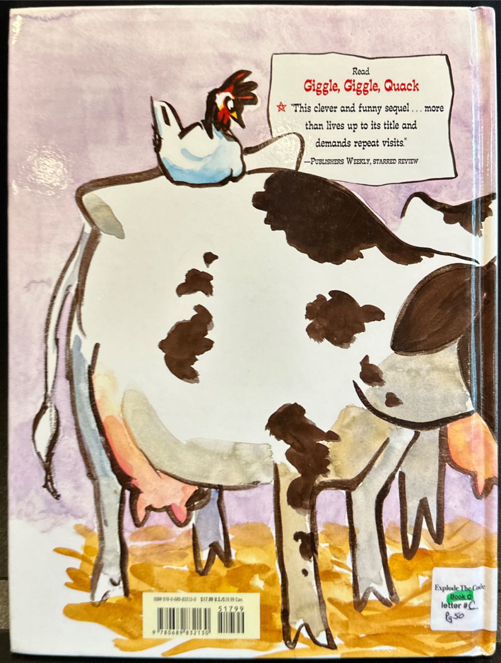Click, Clack, Moo: Cows That Type - Doreen Cronin (Simon & Schuster - Hardcover) book collectible [Barcode 9780689832130] - Main Image 3