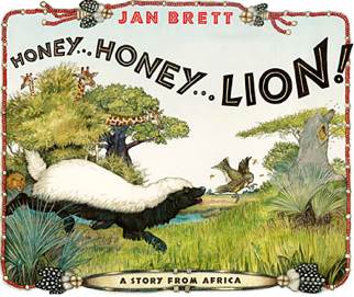Honey... Honey ... Lion - Jan Brett (Scholastic - Paperback) book collectible [Barcode 9780439891981] - Main Image 1