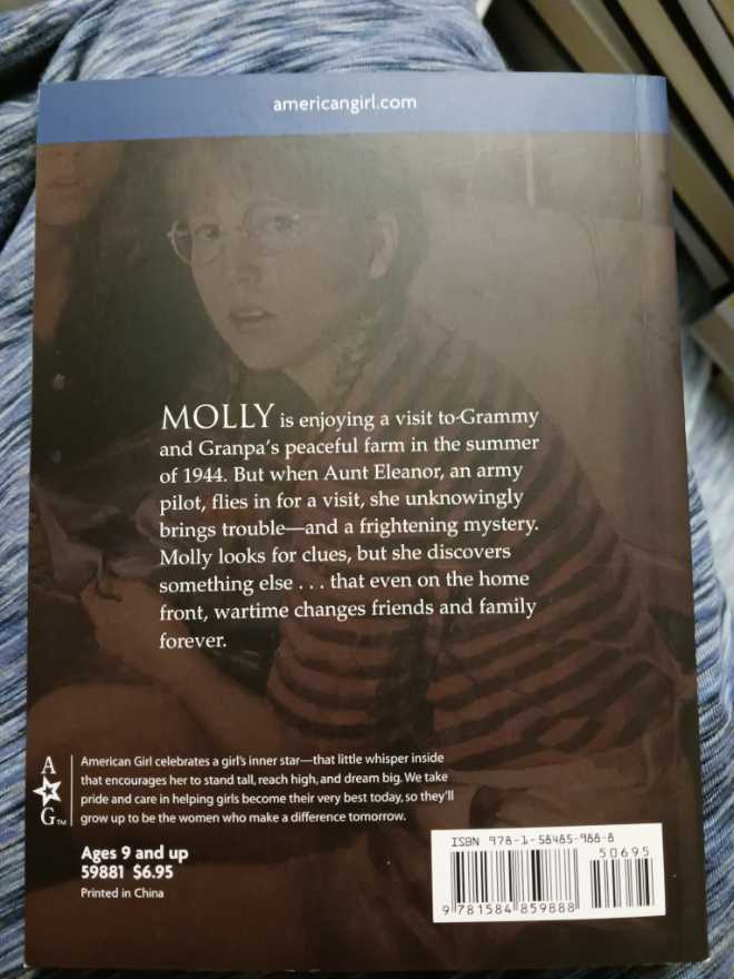 American Girl Mystery: Molly - A Spy On The Home Front - Alison Hart (Pleasant Company Publications - Paperback) book collectible [Barcode 9781584859888] - Main Image 2