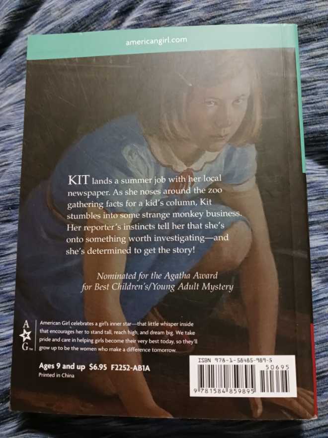 A Kit Mystery Danger At The Zoo - Valerie Tripp (Pleasant Company Publications - Paperback) book collectible [Barcode 9781584859895] - Main Image 2