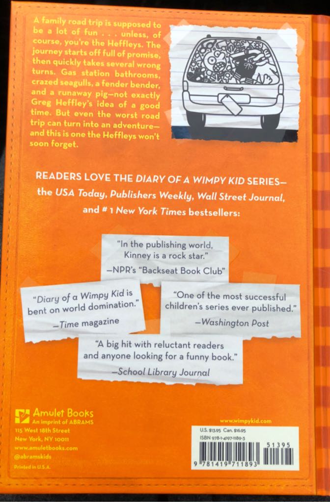 Diary Of A Wimpy Kid: The Long Haul - Jeff Kinney (ABRAMS - Hardcover) book collectible [Barcode 9781419711893] - Main Image 2