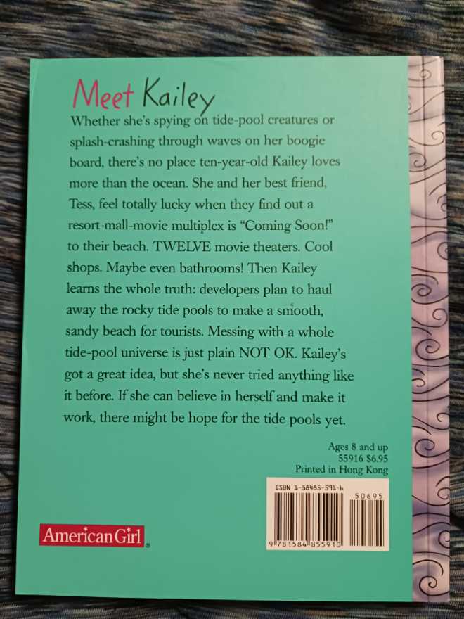 American Girl 2003: Kailey - Amy Goldman Koss (Pleasant Company Publications - Paperback) book collectible [Barcode 9781584855910] - Main Image 2
