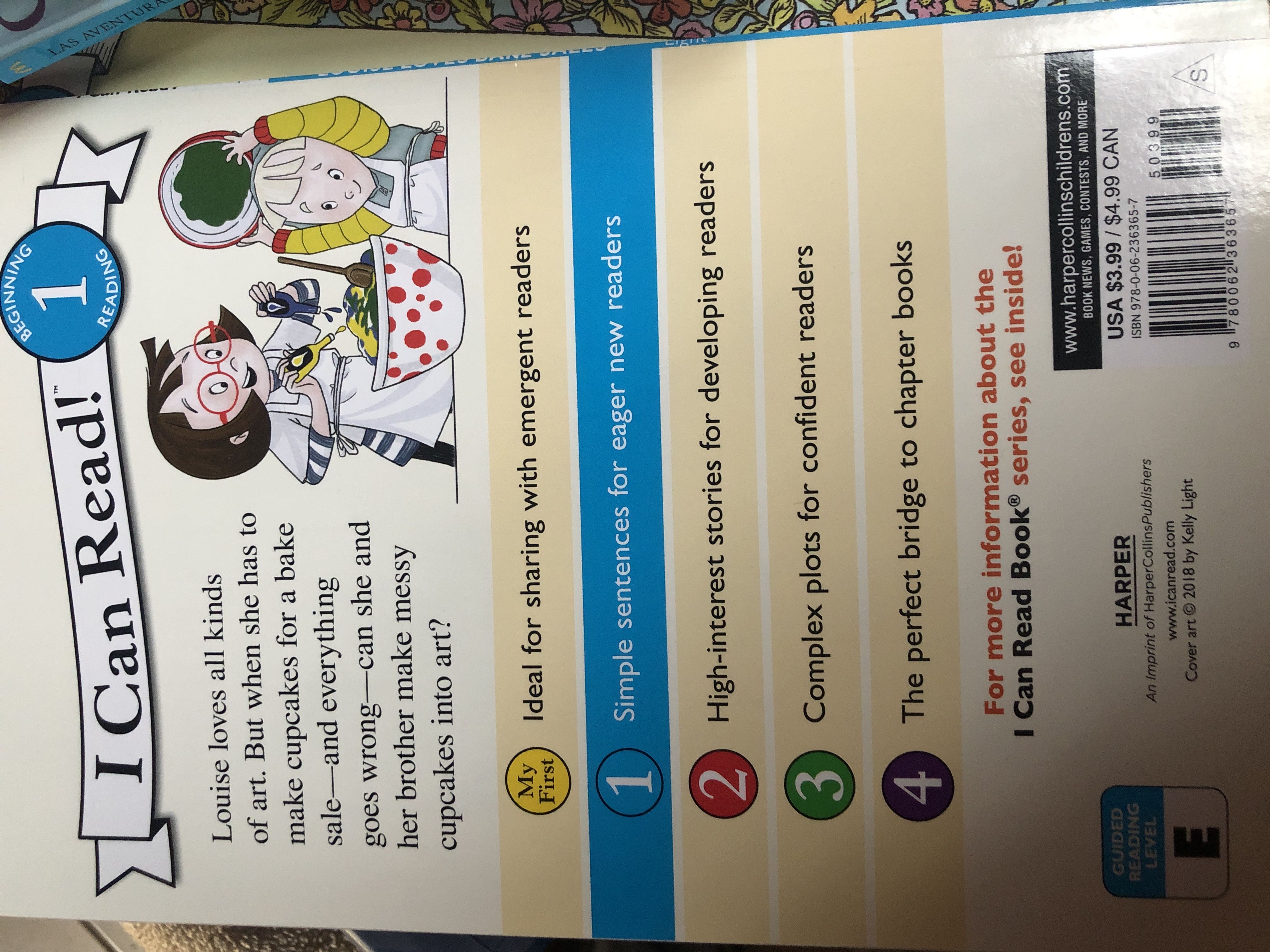 Louise Loves Bake Sales (I Can Read Level 1) - Kelly Light (Balzer & Bray/Harperteen - Paperback) book collectible [Barcode 9780062363657] - Main Image 2