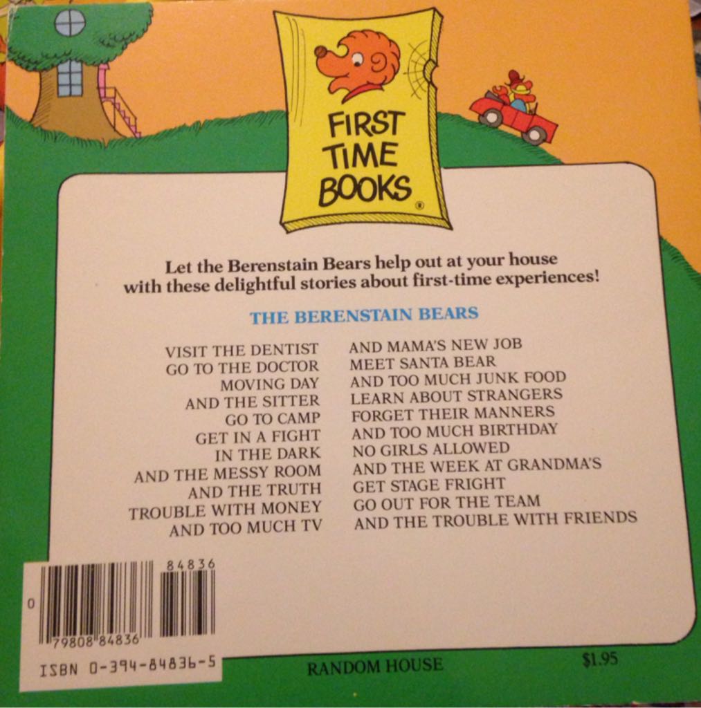 Berenstain Bears: Visit The Dentist - Stan & Jan Berenstain (Random House - Hardcover) book collectible [Barcode 9780394848365] - Main Image 2