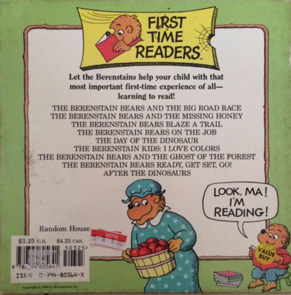 Berenstain Bears: Ready, Get Set, Go! - Stan & Jan Berenstain (Random House - Paperback) book collectible [Barcode 9780394805641] - Main Image 2
