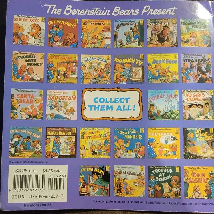 Berenstain Bears: BB And Too Much Junk Food - Stan & Jan Berenstain (Random House - Hardcover) book collectible [Barcode 9780394872179] - Main Image 2