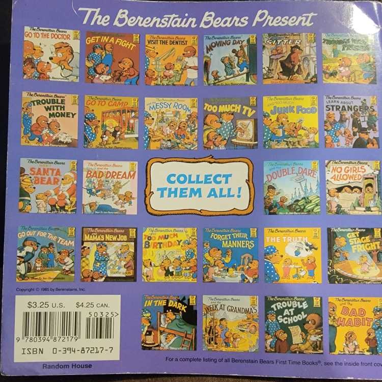 Berenstain Bears And Too Much Junk Food, The - Stan Berenstain (Random House Books for Young Readers - Paperback) book collectible [Barcode 9780394872179] - Main Image 2