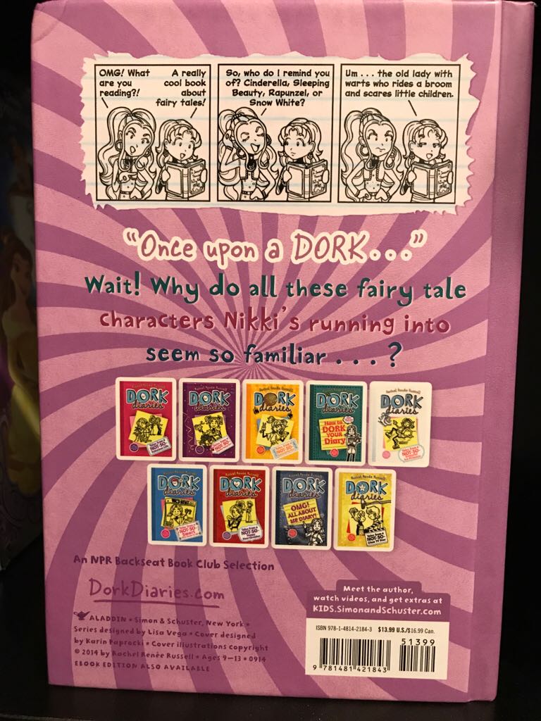 Dork Diaries #8: Tales From a Not-So-Happily-Ever-After - Rachel Renee Russell (Aladdin - Hardcover) book collectible [Barcode 9781481421843] - Main Image 2