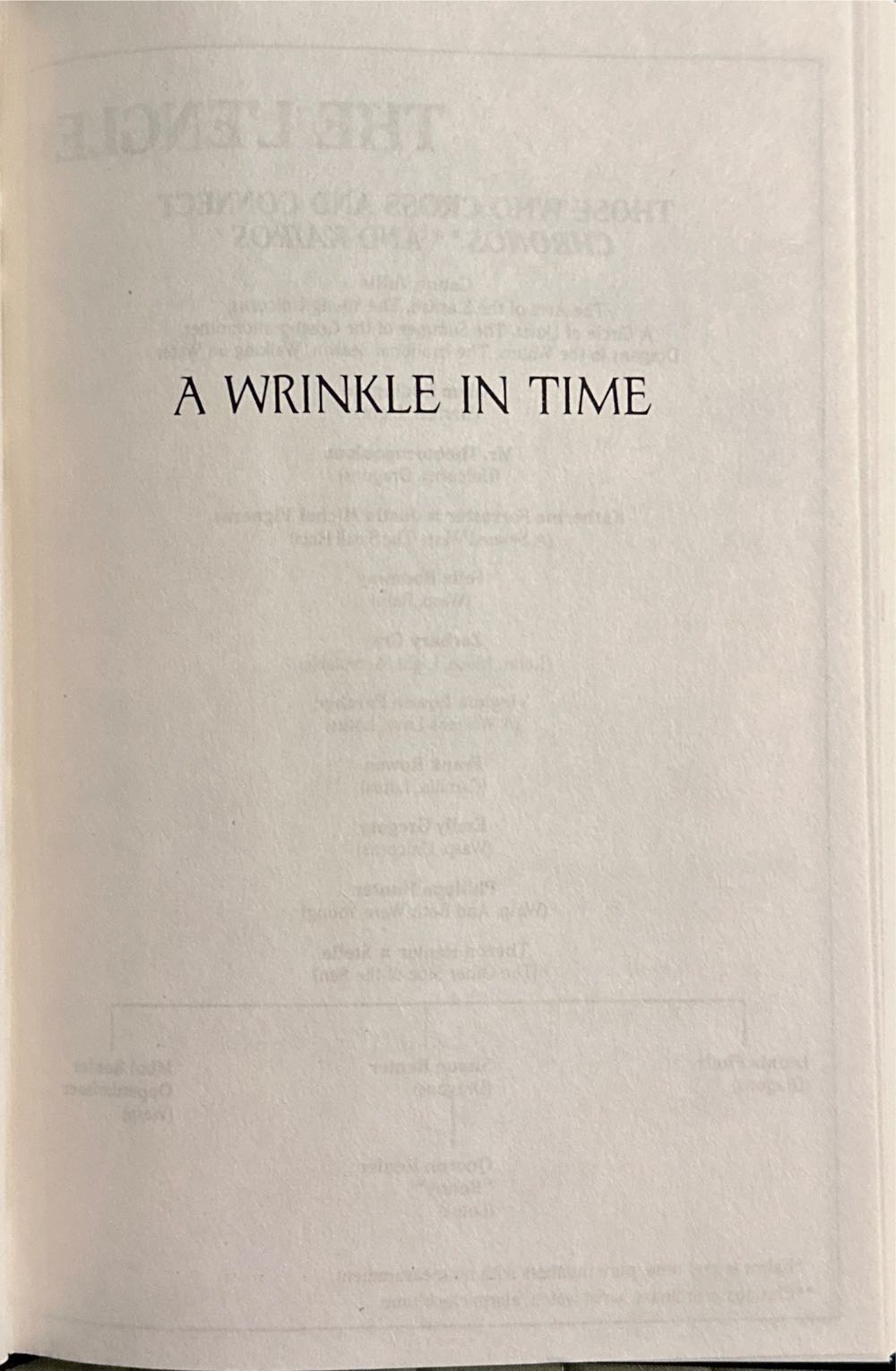 A Wrinkle in Time - Madeleine L’Engle (Macmillan - Hardcover) book collectible [Barcode 9780374386139] - Main Image 4