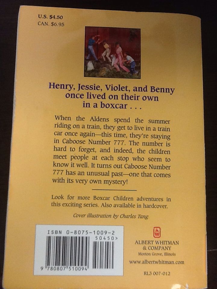 Caboose Mystery (The Boxcar Children Mysteries Book 11) - Gertrude Chandler Warner (Albert Whitman & Company - Paperback) book collectible [Barcode 9780807510094] - Main Image 2