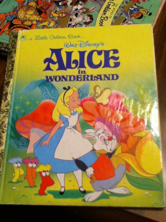 Alice in Wonderland Meets the White Rabbit (Walt Disney’s)(A Little Golden Book) - Jane Werner (Simon And Schuster - New York - Hardcover) book collectible [Barcode 9780307021496] - Main Image 1