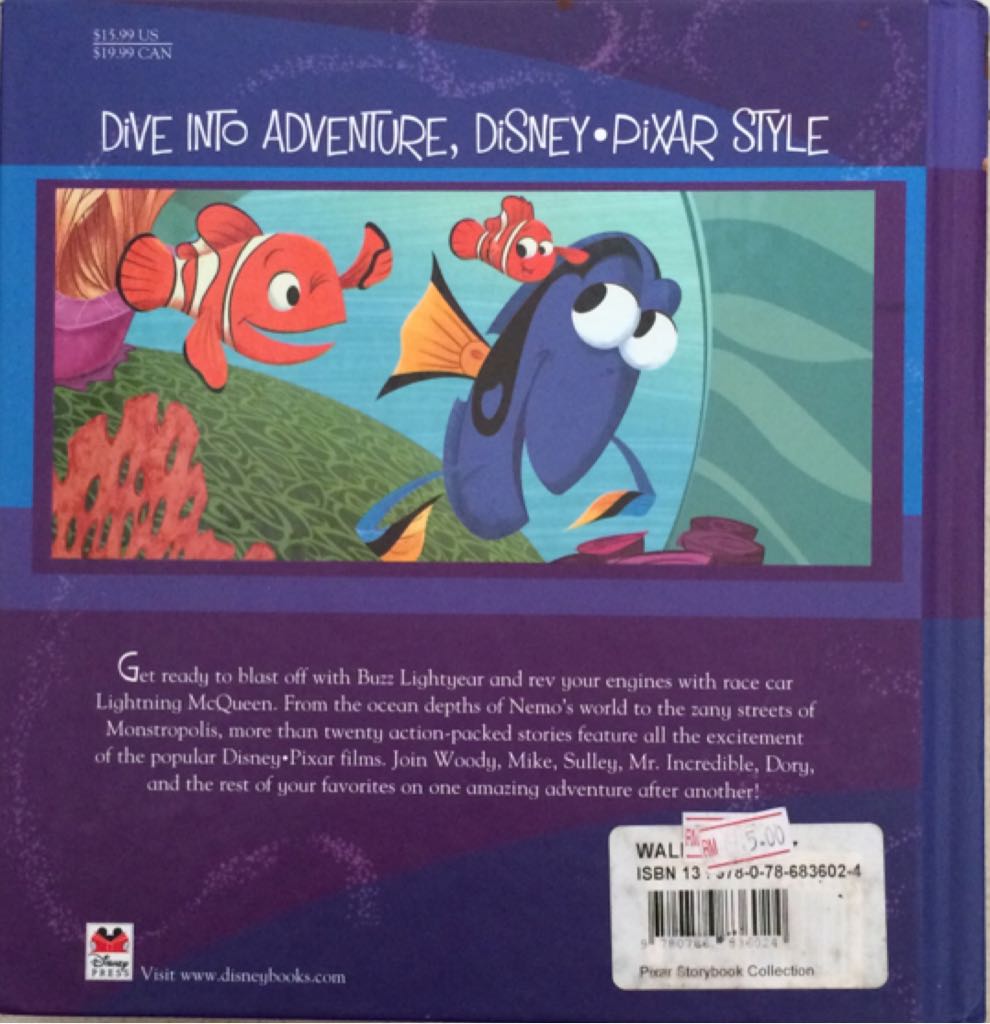 Disney Storybook Collection: Disney • Pixar: A Treasury of Tales - Disney (Disney Press - Hardcover) book collectible [Barcode 9780786836024] - Main Image 2
