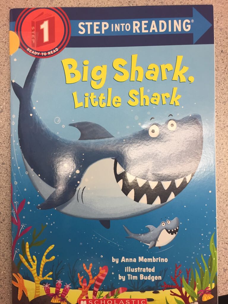Big Shark, Little Shark - Anna Membrino (Ocean Sharks Sea Life - Paperback) book collectible [Barcode 9781338225235] - Main Image 1