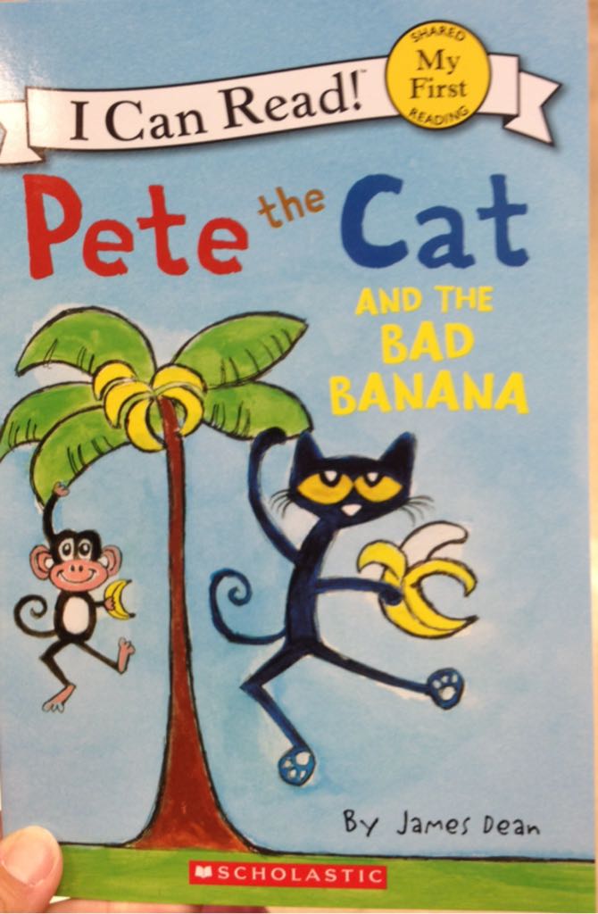 Pete the Cat and the Bad Banana - James Dean (- Paperback) book collectible [Barcode 9780545864619] - Main Image 1