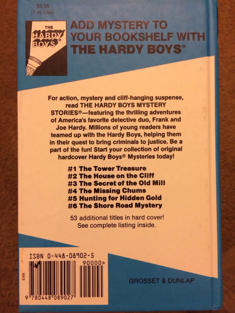 Book 2: The House On The Cliff - Franklin W. Dixon (Grosset & Dunlap - Hardcover) book collectible [Barcode 9780448089027] - Main Image 2