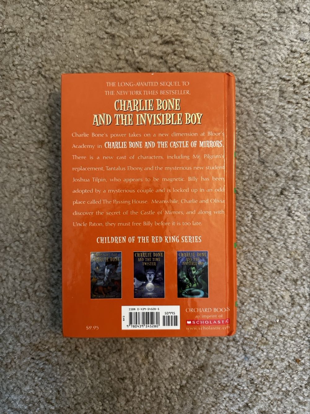 Charlie Bone and the Castle of Mirrors - Jenny Nimmo (Orchard Books - Hardcover) book collectible [Barcode 9780439545280] - Main Image 3