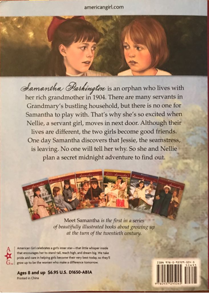 American Girl Samantha 1: Meet Samantha - Valerie Tripp (Pleasant Company Publications - Paperback) book collectible [Barcode 9780937295045] - Main Image 2