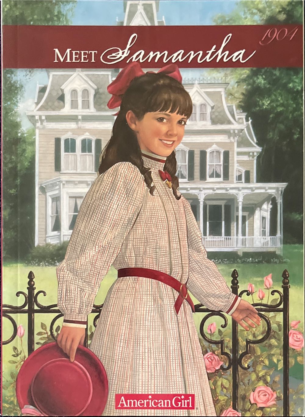 American Girl: Samantha 1: Meet Samantha - 9 Yr Old Girl, President Roosevelt 1904 - Valerie Tripp (Pleasant Company Publications - Paperback) book collectible [Barcode 9780937295045] - Main Image 3