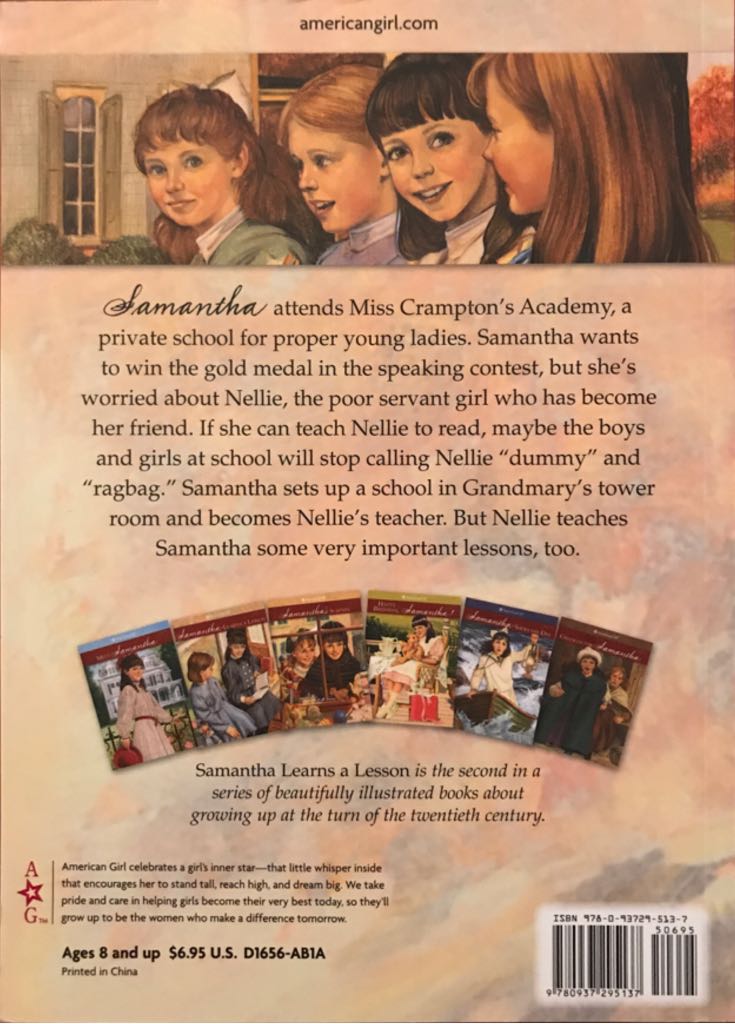 American Girl Samantha 2: Samantha Learns a Lesson - Susan S. Adler (American Girl Publishing - Paperback) book collectible [Barcode 9780937295137] - Main Image 2