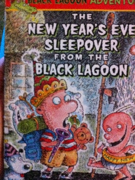 Black Lagoon 14: New Year’s Eve Sleepover - Mike Thaler (Scholastic Inc. - Paperback) book collectible [Barcode 9780545072229] - Main Image 1